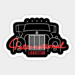 International Harvester IH Loadstar classic American truck line and emblems Sticker